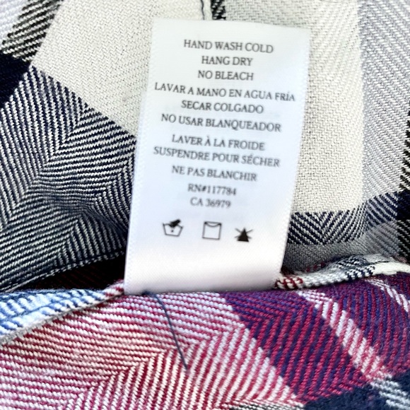 Rails Nadine Plaid Flannel Dress Size Small - Picture 11 of 16